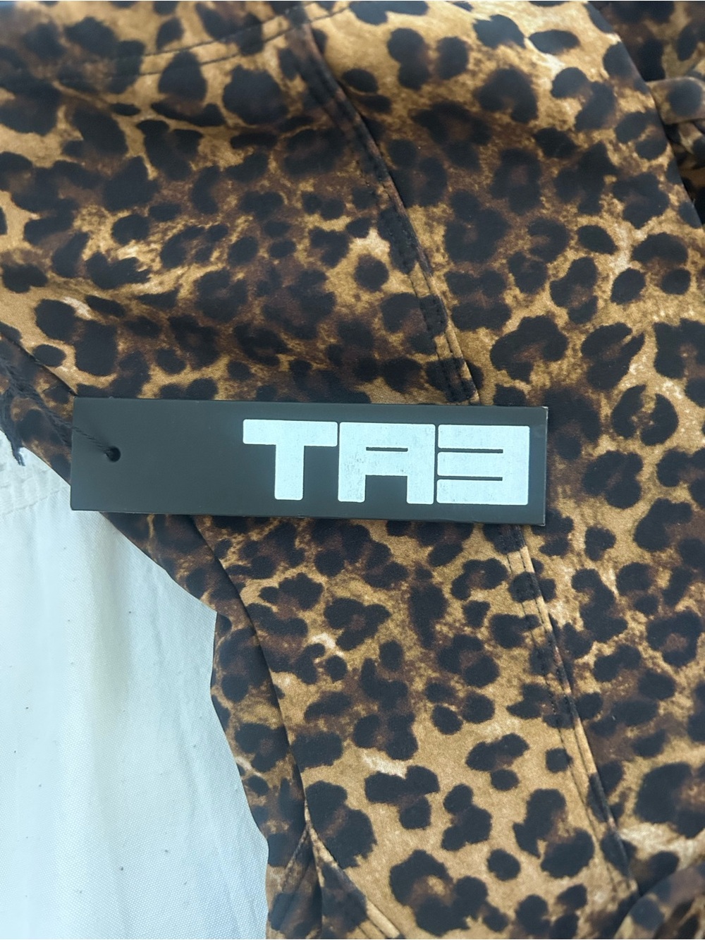 TA3 Leopard Print One-Piece Swimsuit - Brown - Picture 3 of 6